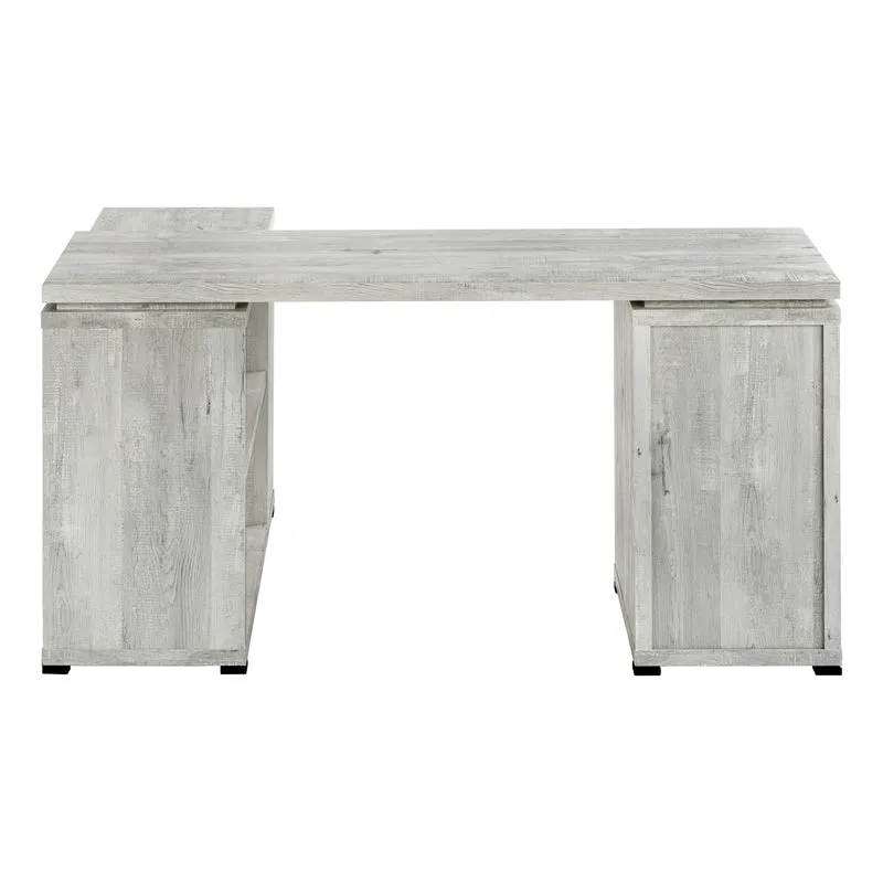VANTEX CORNER™ – L-SHAPED RECLAIMED OFFICE DESK – I 7421