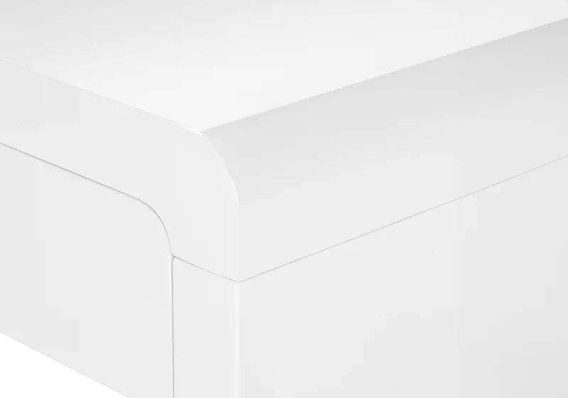 LUXARA CORNER™ – L-SHAPED HIGH GLOSS OFFICE DESK – I 7582