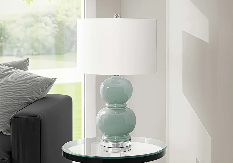 VERDONA GOURD™ – CONTEMPORARY CERAMIC TABLE LAMP – I 9743