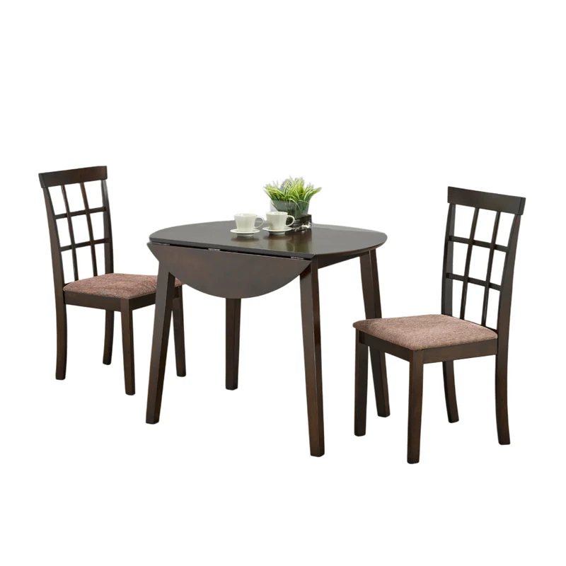 Espresso Drop Leaf Dining Set – Model T-Toronto