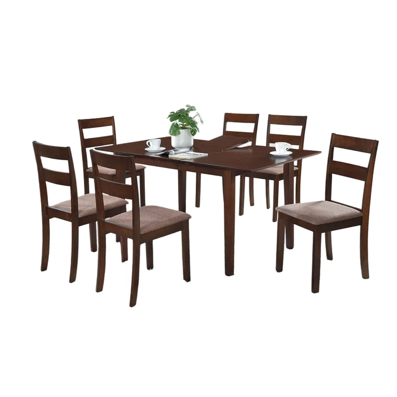 Espresso Extension Dining Set – Model T-1045