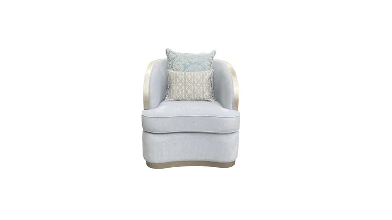 FRANCESCA™ – CURVED MODERN VELVET SOFA SET – L2025