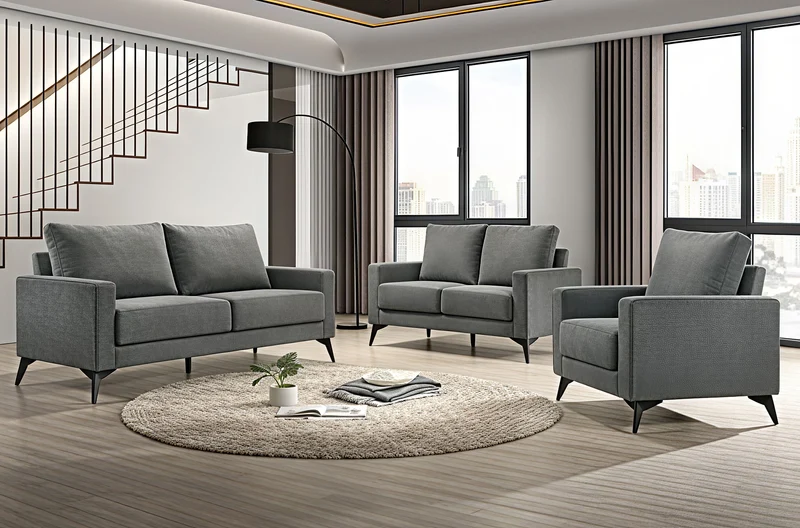 NOCTURA VÉRA™ – MODERN MEMORY FOAM SOFA SET – T1176