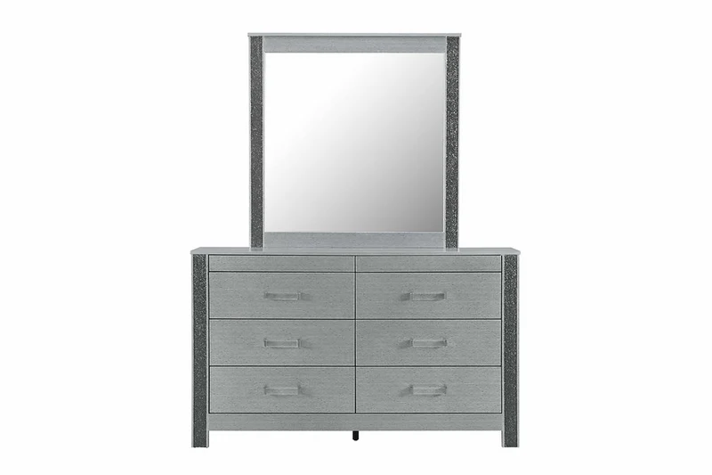 LOGAN-SILVER™ – 6-PIECE BEDROOM SET