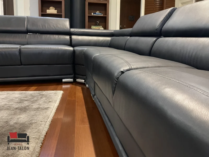 MetropolitanFlex™ Top‑Grain Leather Sectional – 6275