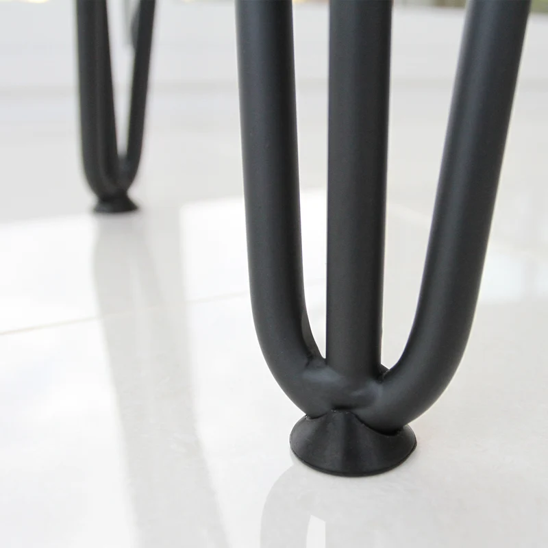 Lot de 4 Embouts de Protection Gris Pour Pieds de Table - 10 mm