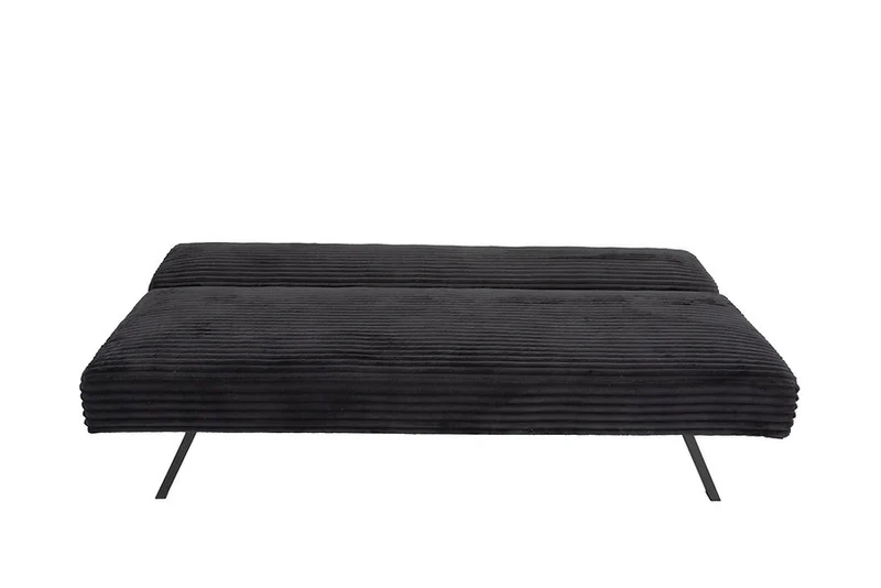 VELVET STRIDE™ – BLACK CORDUROY SOFA BED – IF-8065