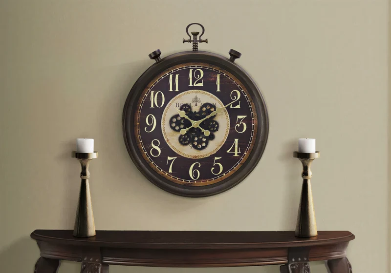 HERITAGE GEAR™ WALL CLOCK – I 9074