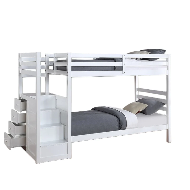 SNOWVALE™ – SINGLE OVER SINGLE STAIRCASE BUNK BED – B-1892