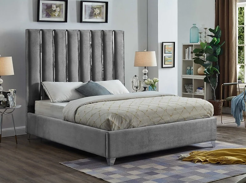 The Chrome Channel Design Features Velvet Bed – IF-5622