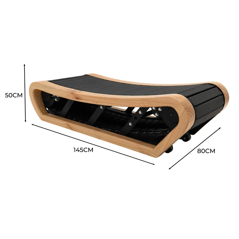 Tapis de Marche Courbé – Chêne Clair