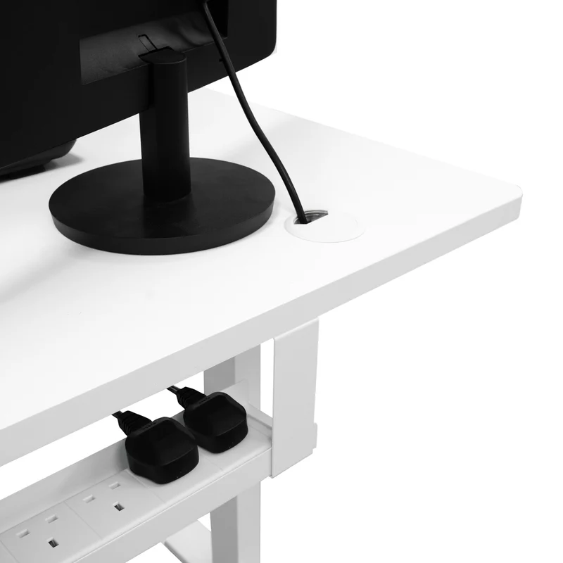 Bureau Assis-Debout Électrique Avec Tiroir (160 x 60 cm)