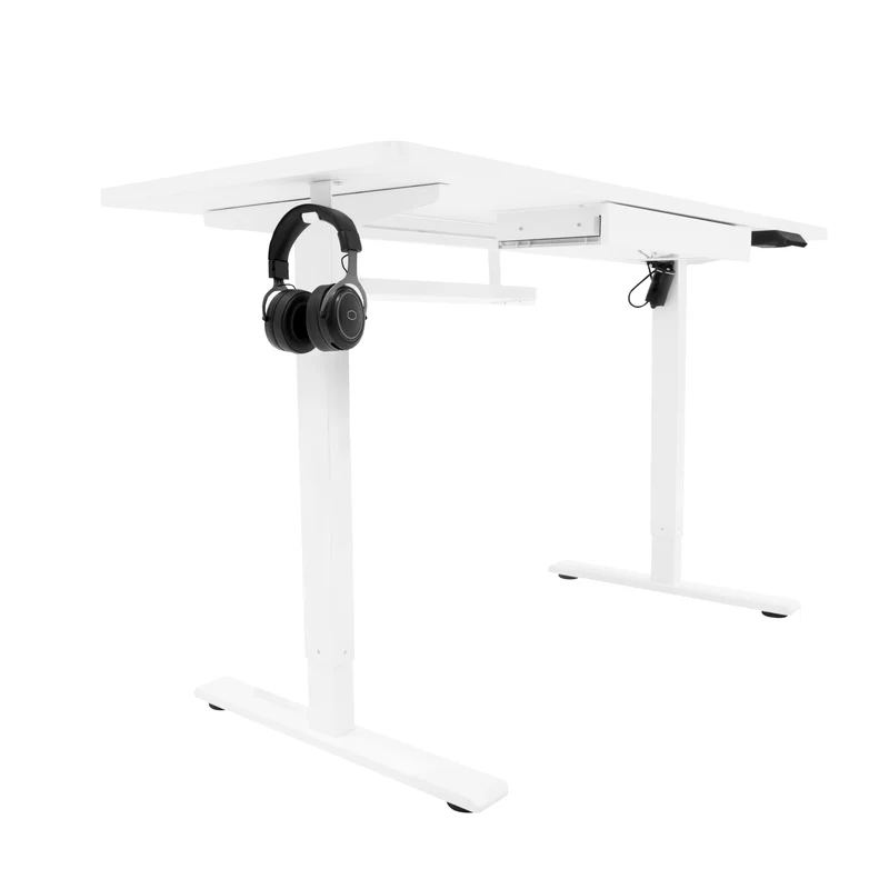 Bureau Assis-Debout Électrique Avec Tiroir (140 x 60 cm)
