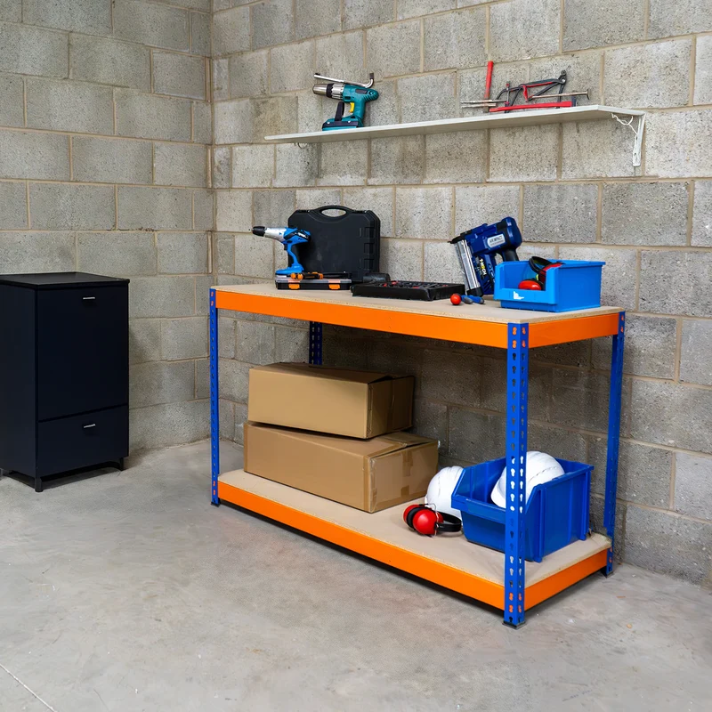 Monster Racking - Établi à 2 Niveaux S-Rax - 120 x 45 x 90 cm