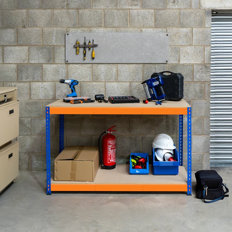 Monster Racking - Établi à 2 Niveaux S-Rax - 120 x 60 x 90 cm