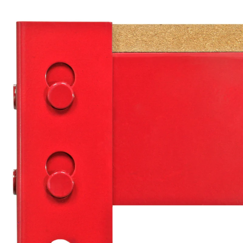 Monster Racking - Établi de Travail Q-Rax en Acier Rouge - 100 cm