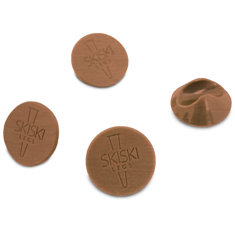 4 Pieds de Table 30,5 cm à 2 Tiges de 10 mm - Cuivre