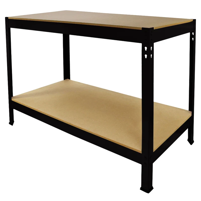 Monster Racking - Établi de Travail Q-Rax en Acier Noir - 120 cm