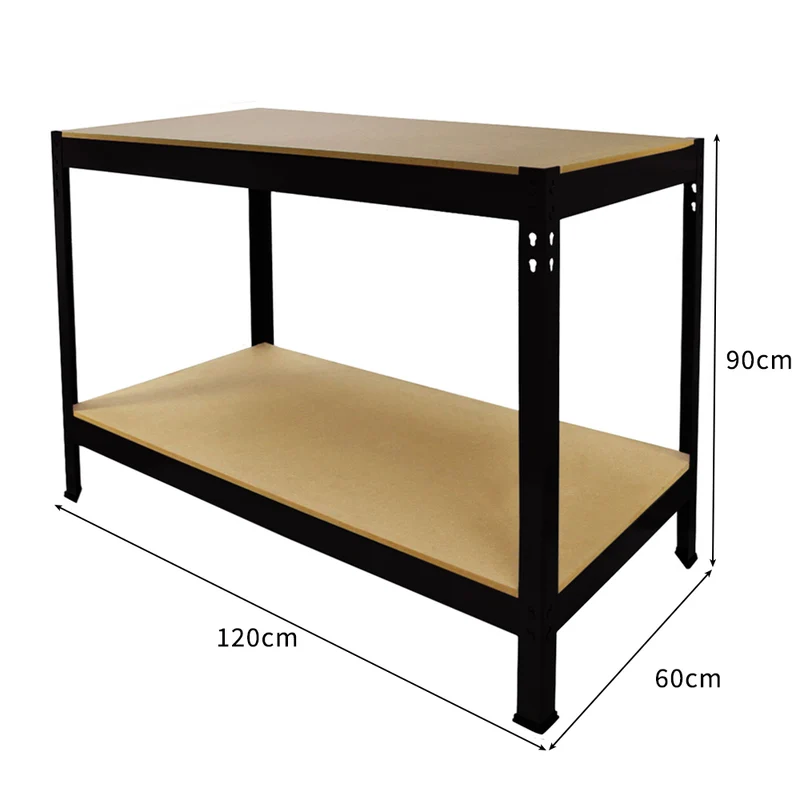 Monster Racking - Établi de Travail Q-Rax en Acier Noir - 120 cm