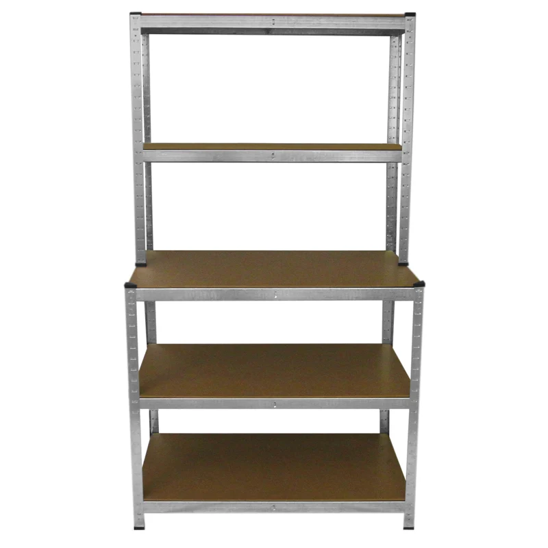 Monster Racking - Établi de Travail à Étagères Galwix en Acier Galvanisé