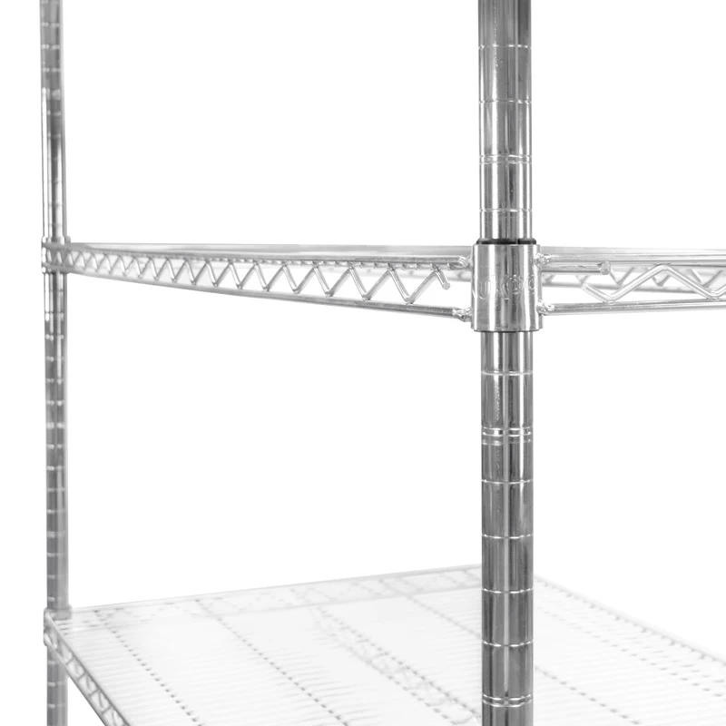 KuKoo Étagère en Fil d'Acier 60 cm x 120 cm x 180 cm