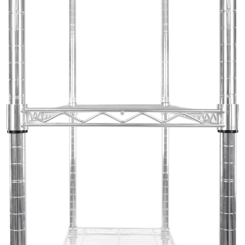 KuKoo Étagère en Fil d'Acier 45 cm x 150 cm x 180 cm
