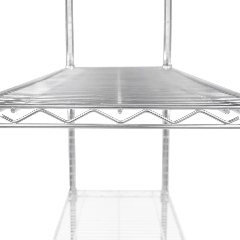KuKoo Étagère en Fil d'Acier 45 cm x 90 cm x 180 cm