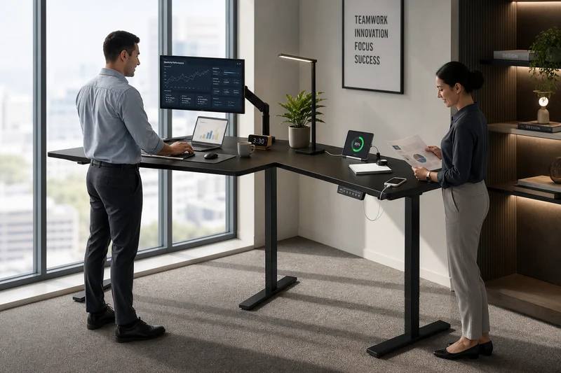 Bureau assis debout HomeL