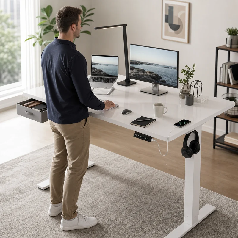 Bureau assis debout HomePro