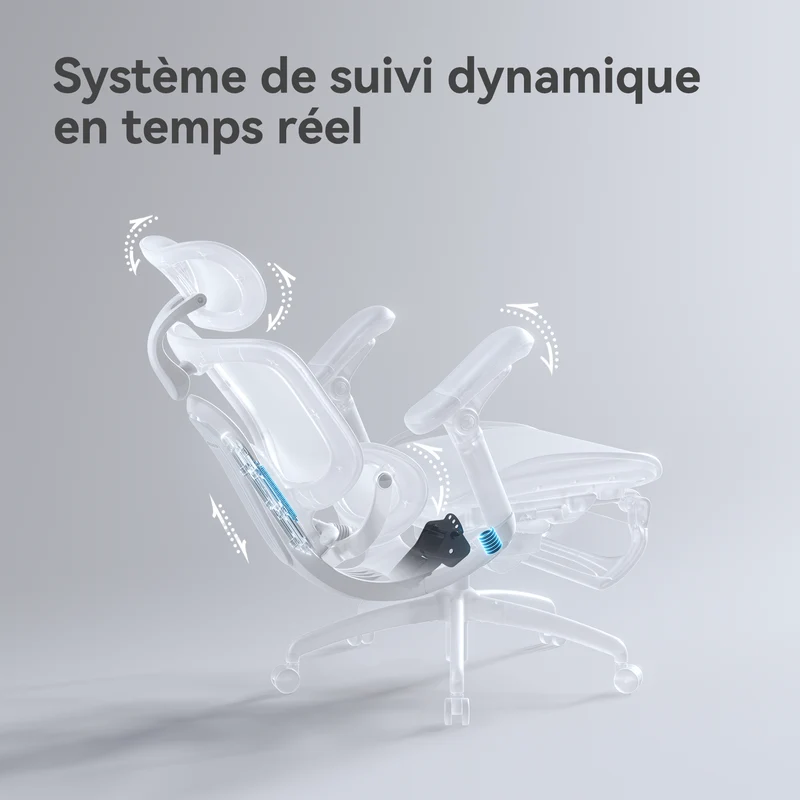Doro C300 Ultra V2 – Chaise ergonomique à soutien intégral en apesanteur