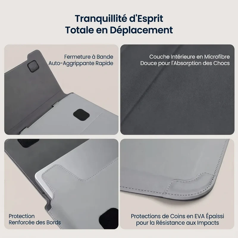 Pochette ordinateur MorphoDesk - Ergonomie Active & Protection Discrète