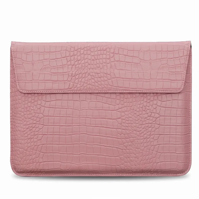 Pochette ordinateur CrocoTilt - Inclinaison Ergonomique & Protection Crocodile