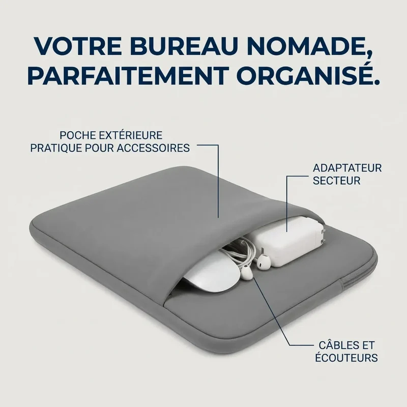 Housse pour ordinateur DuetPouch - Confort nomade & Profil ultra-fin