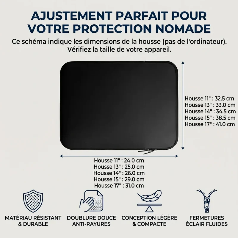 Housse pour ordinateur NeoSkin - Profil ultra-fin & Confort nomade