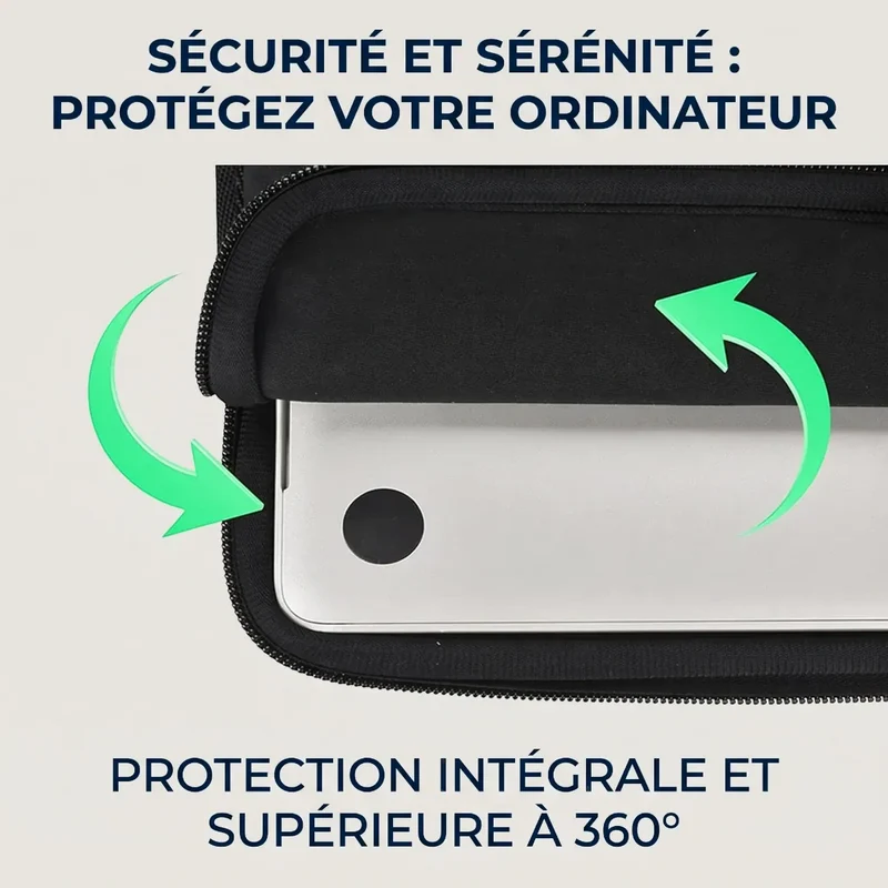 Housse pour ordinateur FlexSkin - Ergonomie nomade & Protection 360°