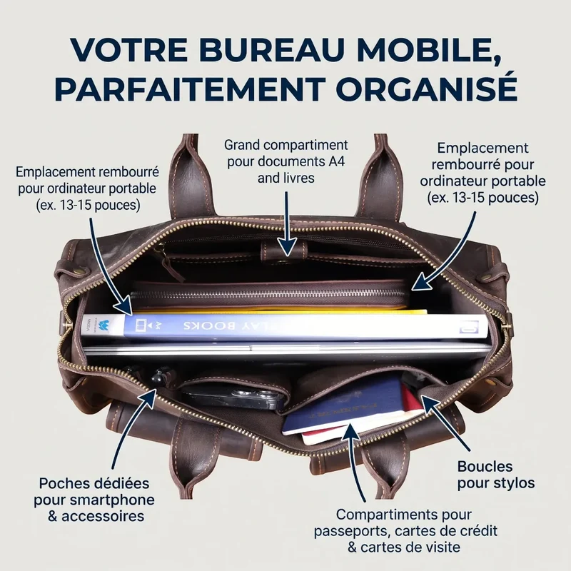 Porte-documents femme Bastion - Allure Pro & PC 14/15" Sécurisé