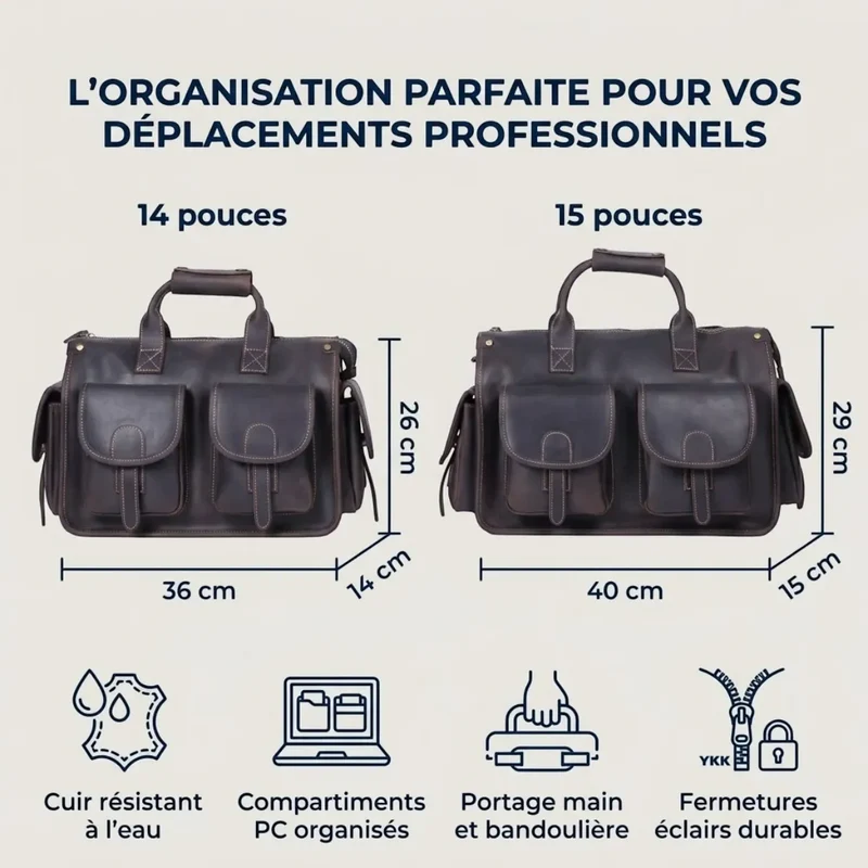 Porte-documents femme Bastion - Allure Pro & PC 14/15" Sécurisé