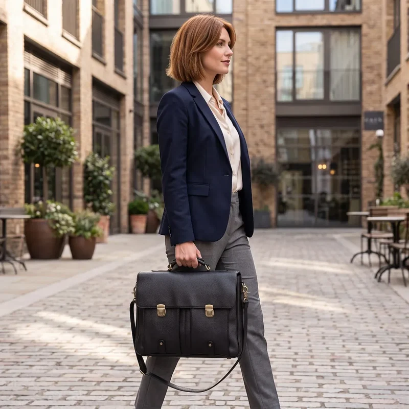 Porte-documents femme Grainton - Organisation Parfaite & Style Business