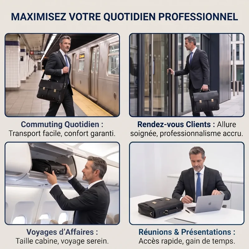 Porte-documents Grainton - Ergonomie Maximale & Protection Intégrale