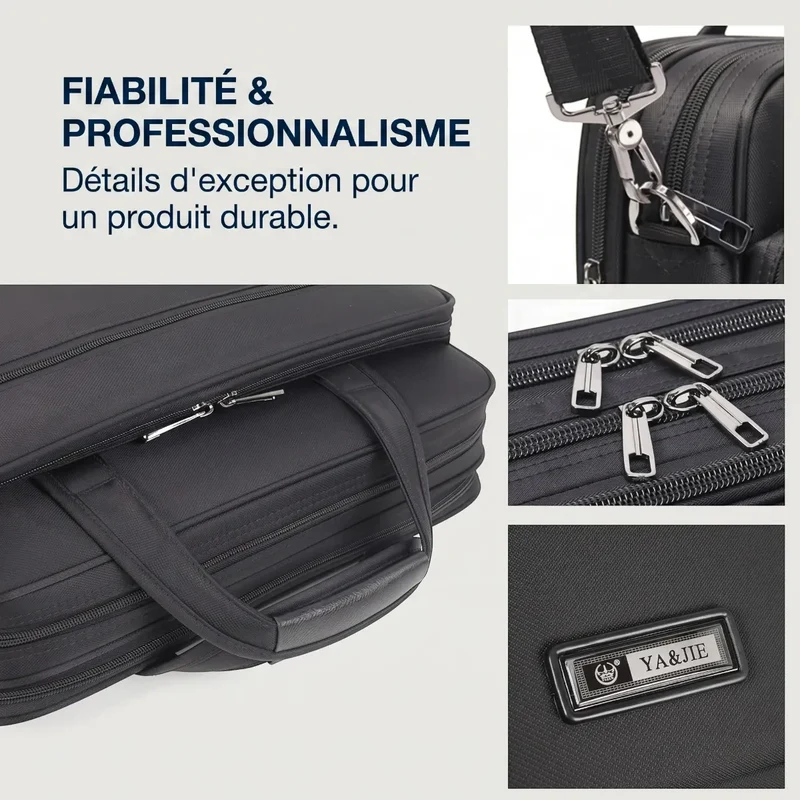 Porte-documents homme FlexoMax - Volume modulable & Protection experte