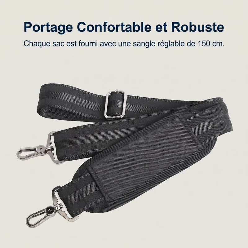 Porte-documents homme FlexoMax - Volume modulable & Protection experte