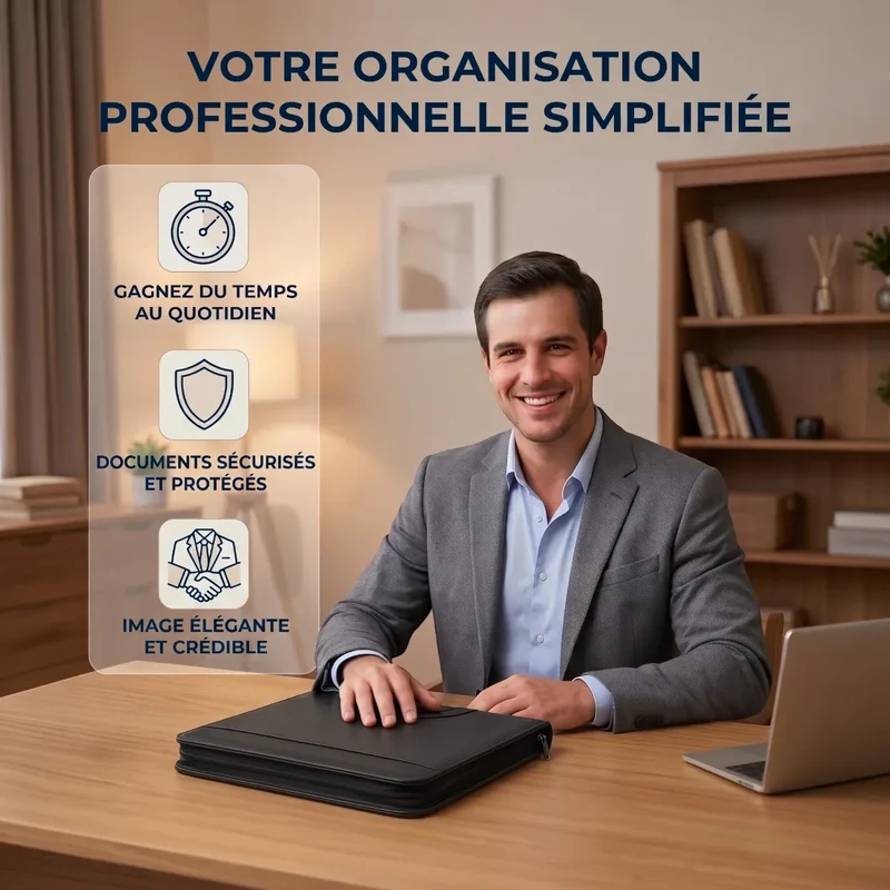 Porte-Documents A4 ArcaFolio - Bureau Nomade & Protection Anti-Plis