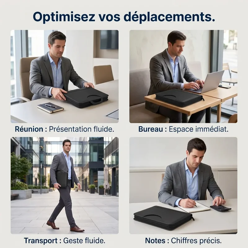 Porte-Documents A4 ArcaFolio - Bureau Nomade & Protection Anti-Plis