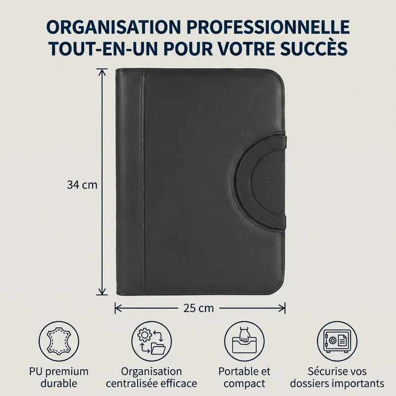 Porte-Documents A4 ArcaFolio - Bureau Nomade & Protection Anti-Plis