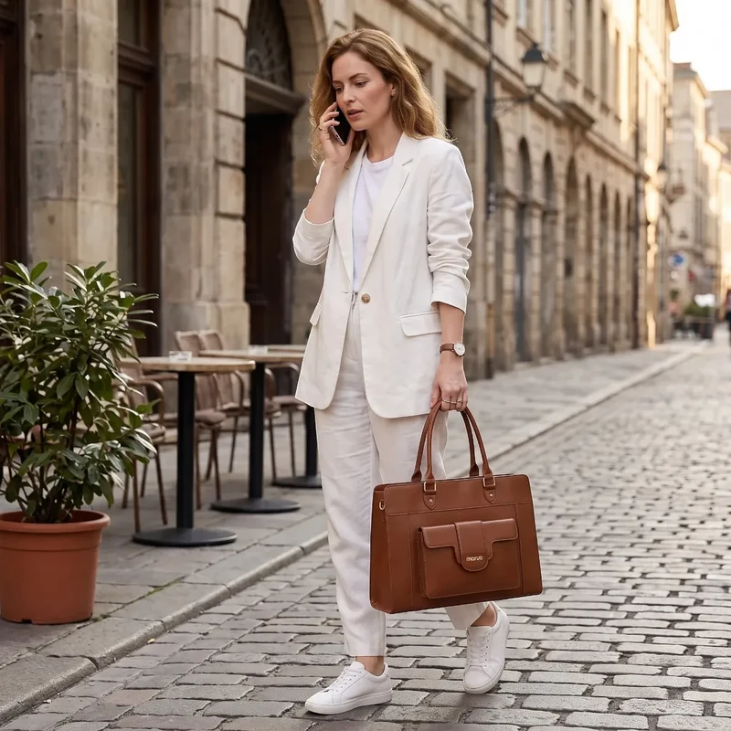 Sac ordinateur femme Duora - Ergonomie posturale & Élégance mobile