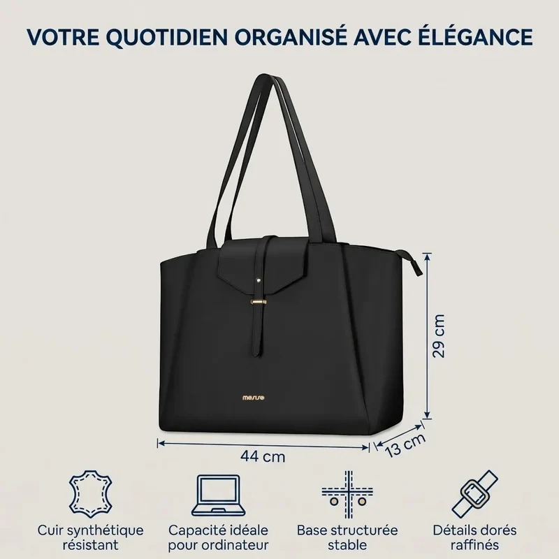 Sac ordinateur femme Altessa - Confort postural & Allure active