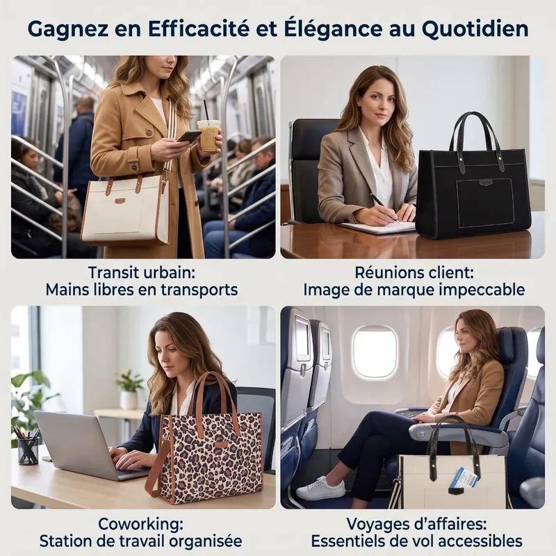 Sac ordinateur femme MissNine - Confort postural & Organisation nomade