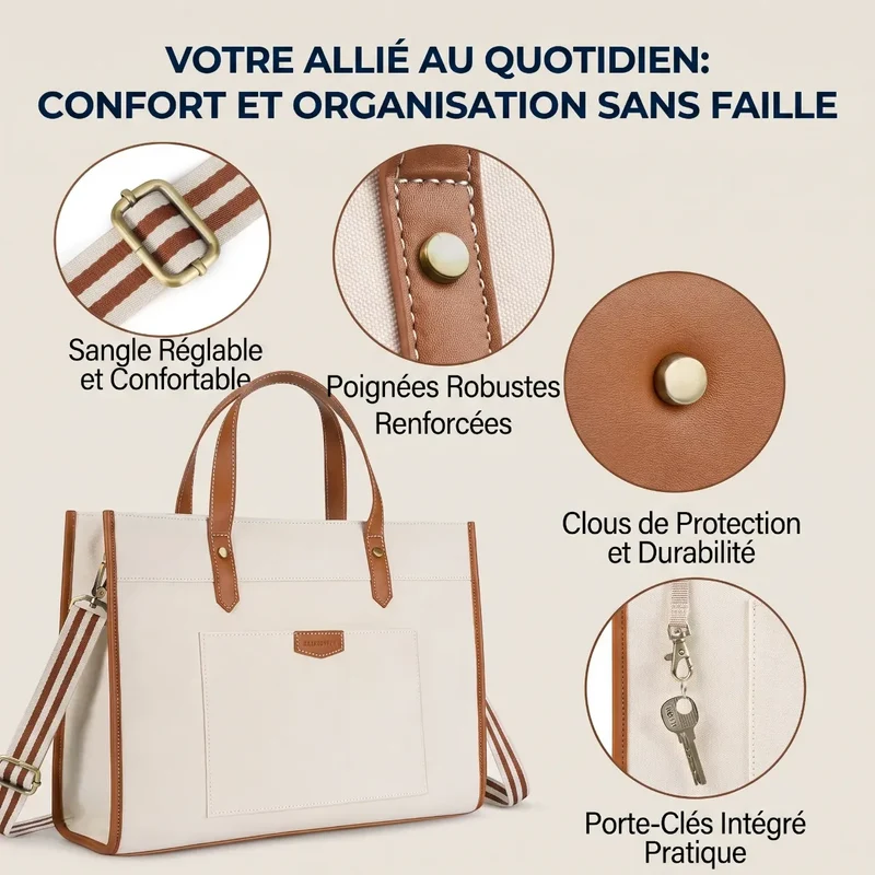 Sac ordinateur femme MissNine - Confort postural & Organisation nomade