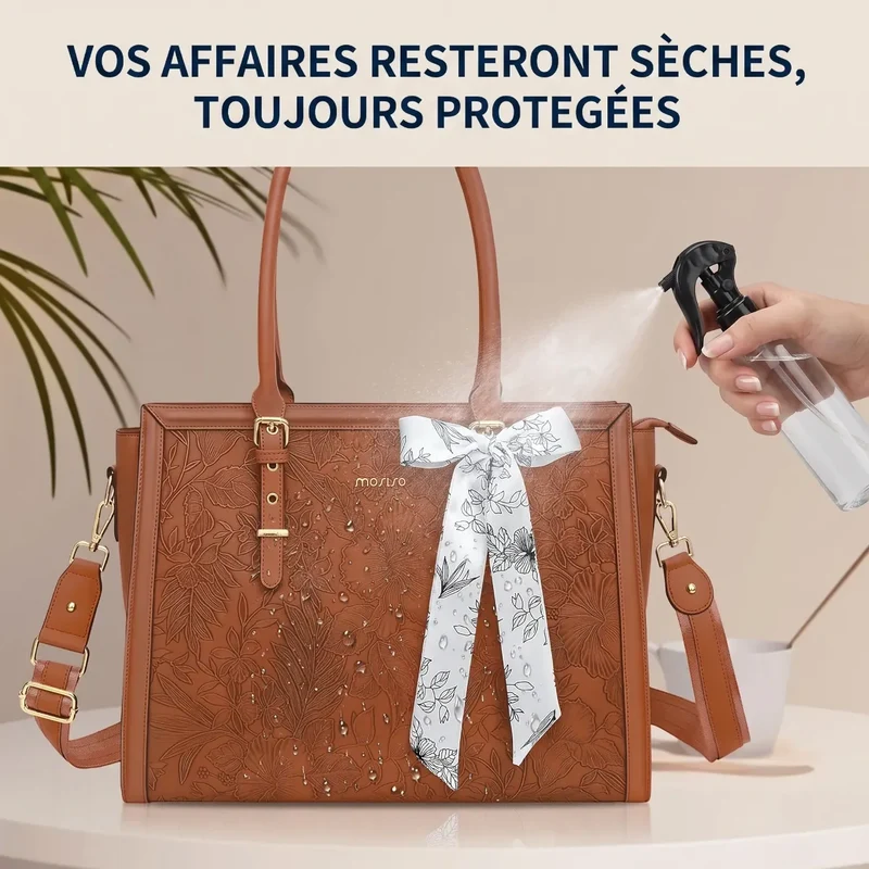 Sac ordinateur femme Floralys - Cabas Motif Floral 15" & 17"
