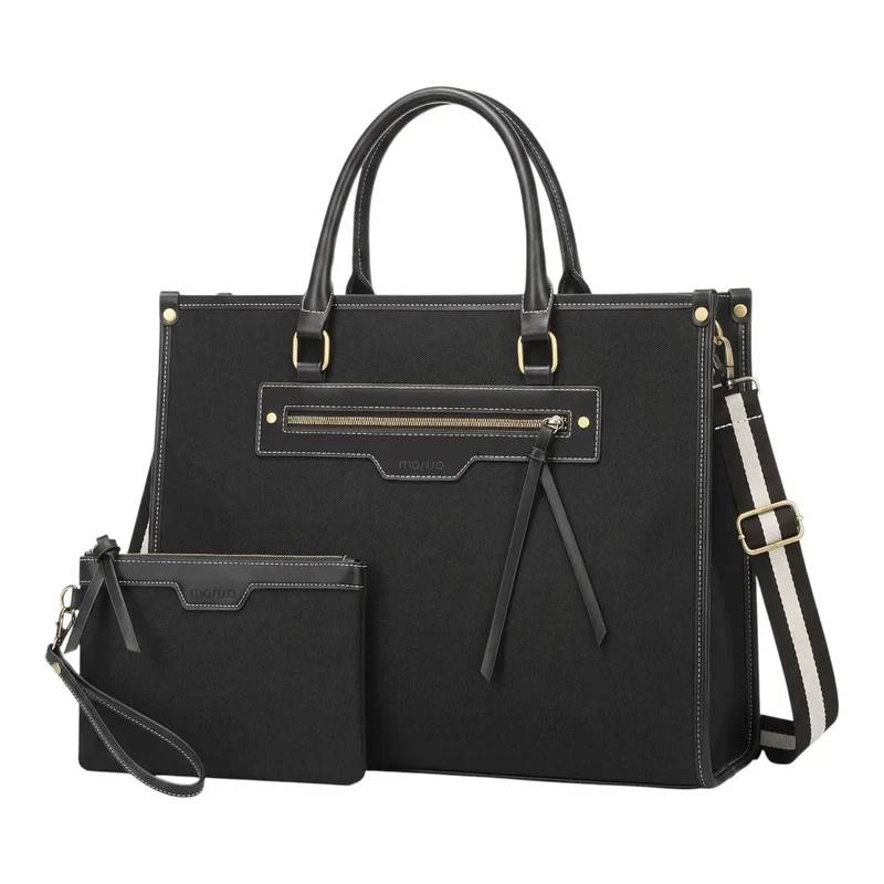 Sac ordinateur femme Duetto - Cabas 2-en-1 avec Pochette